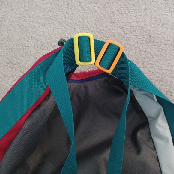 Cotopaxi Red/Teal/Grey Convertible Bag - Picture 10 of 10
